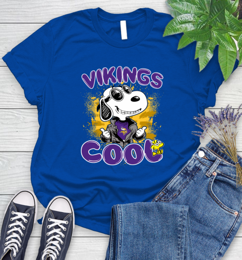 NFL Football Minnesota Vikings Cool Snoopy Shirt Women's T-Shirt 10