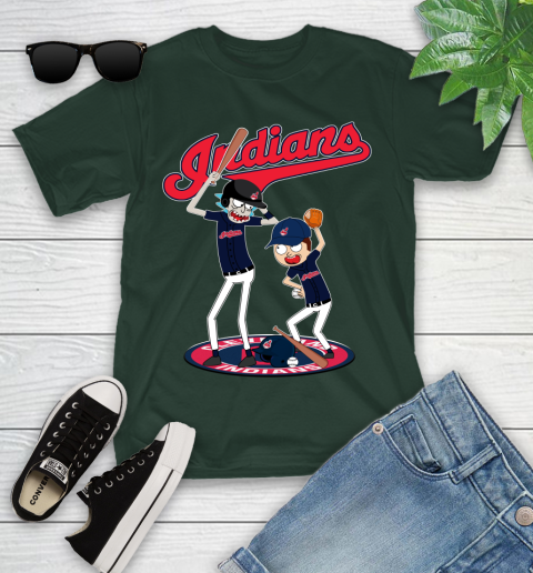 MLB Cleveland Indians Rick And Morty Baseball 107