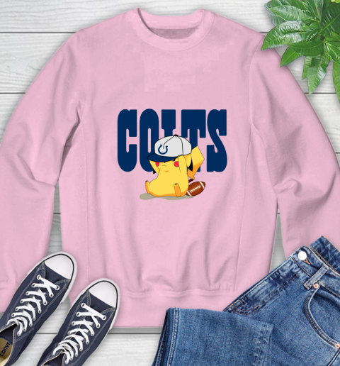 NFL Pikachu Football Sports Indianapolis Colts Sweatshirt 9