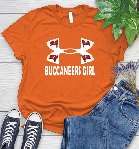 NFL Tampa Bay Buccaneers Girl Under Armour Football Sports Women's T-Shirt 3