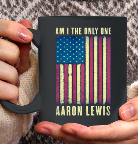 Aaron Lewis Am I The Only One America Flag Ceramic Mug 11oz