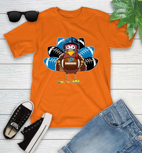 Detroit Lions Turkey Thanksgiving Day Youth T-Shirt 7