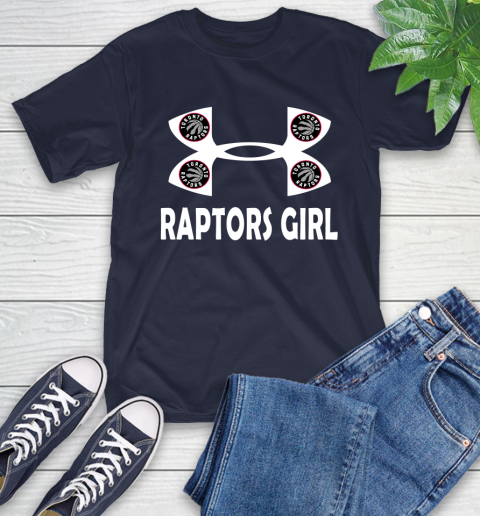 NBA Toronto Raptors Girl Under Armour Basketball Sports T-Shirt 3