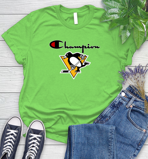 NHL Hockey Pittsburgh Penguins Champion Shirt Women's T-Shirt 7
