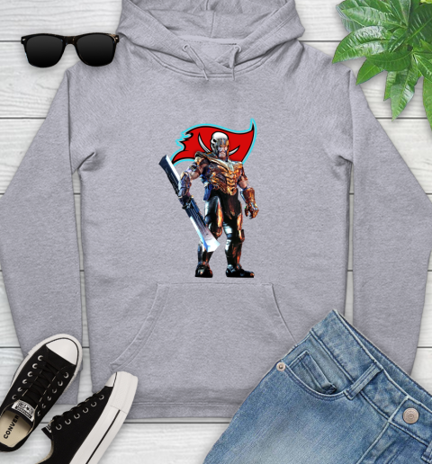 NFL Thanos Gauntlet Avengers Endgame Football Tampa Bay Buccaneers Youth Hoodie 6