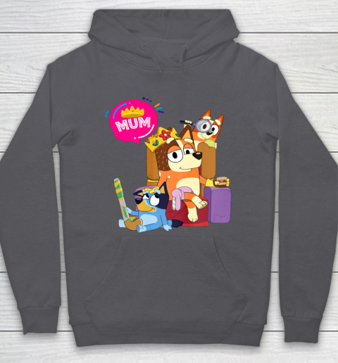 Bluey Mom Dad Funny Queen For Family Lover Hoodie 7