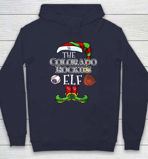 Colorado Rockies Christmas ELF Funny MLB Hoodie 2