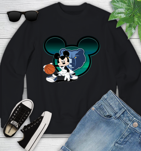 NBA Memphis Grizzlies Mickey Mouse Disney Basketball Youth Sweatshirt 2