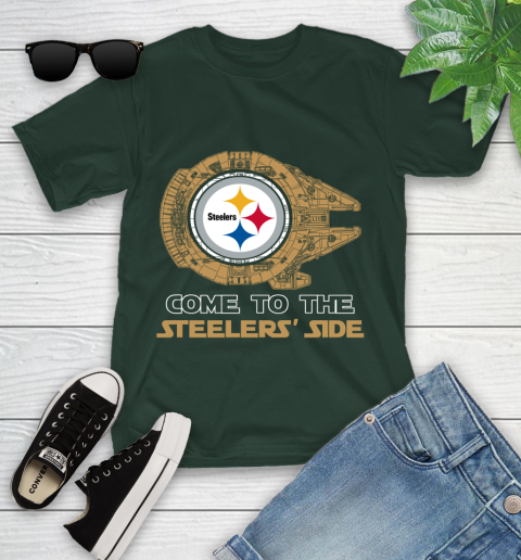 NFL Come To The Pittsburgh Steelers Wars Football Sports Youth T-Shirt 5