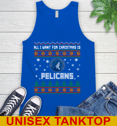 NBA Basketball All I Want For Christmas Is New Orleans Pelicans 70