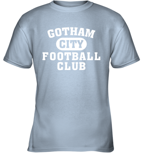 NEW YORK JETS GOTHAM CITY dw4m new york jets gotham city youth t shirt 26 front light blue