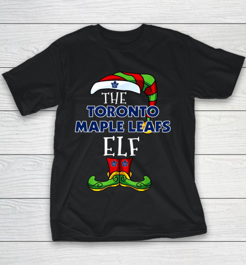 Toronto Maple Leafs Christmas ELF Funny NHL Youth T-Shirt