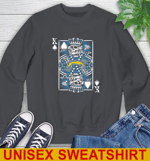 Los Angeles Chargers NFL Football The King Of Spades Death Cards Shirt Sweatshirt 8 Los Angeles Chargers NFL Football The King Of Spades Death Cards Shirt Sweatshirt - Image 8