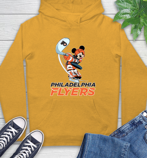 NHL Hockey Philadelphia Flyers Cheerful Mickey Mouse Shirt Hoodie 3