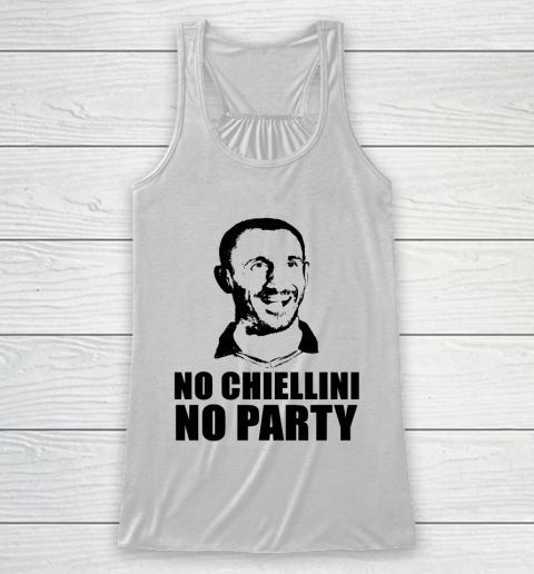 No Chiellini, No Party Italia Champion Euro Player Racerback Tank