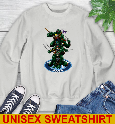 MLB Baseball Tampa Bay Rays Teenage Mutant Ninja Turtles Shirt Sweatshirt 5