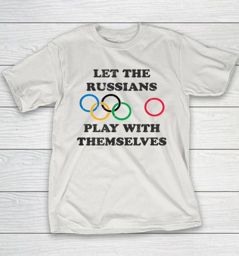 Let The Russians Play With Themselves Youth T-Shirt 9