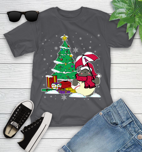 Los Angeles Angels MLB Baseball Cute Tonari No Totoro Christmas Sports Youth T-Shirt 6