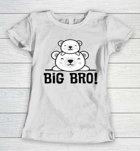 Big Bro Announcement Bear Cute Brother Women's T-Shirt