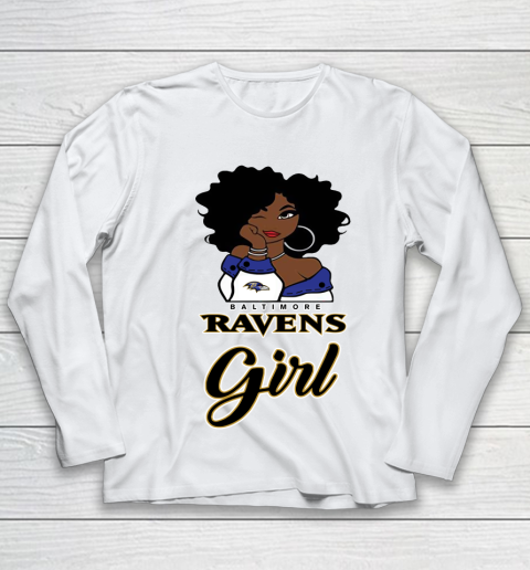 Baltimore Ravens Girl NFL Youth Long Sleeve 2