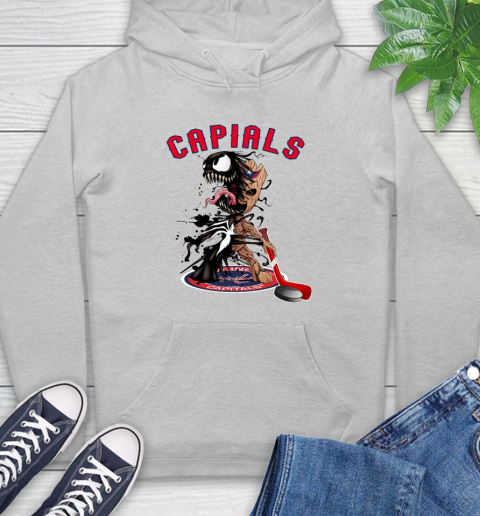NHL Washington Capitals Hockey Venom Groot Guardians Of The Galaxy Hoodie 6