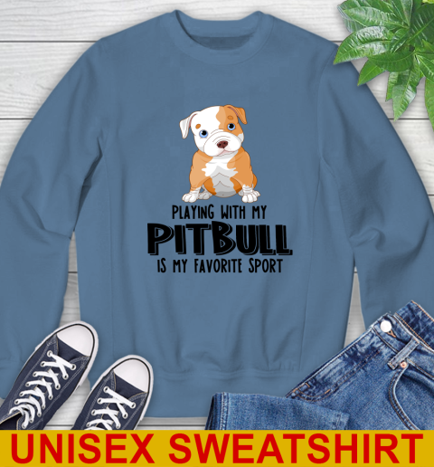 Playing with my pitbull is my favorite sport 29