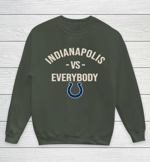 Indianapolis Colts Vs Everybody Youth Sweatshirt 8