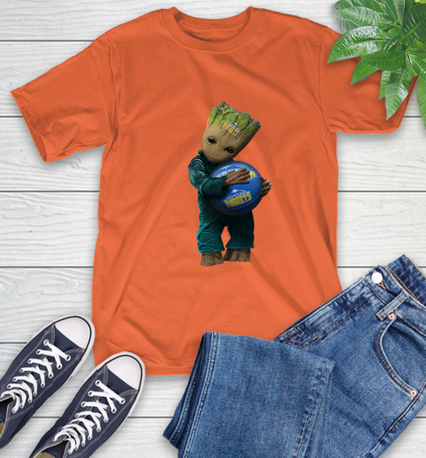 NBA Groot Guardians Of The Galaxy Basketball Sports Denver Nuggets T-Shirt 5