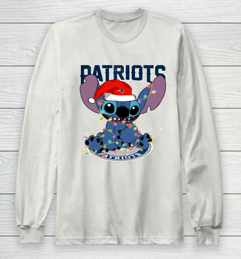 New England Patriots NFL Football noel stitch Christmas Long Sleeve T-Shirt 9