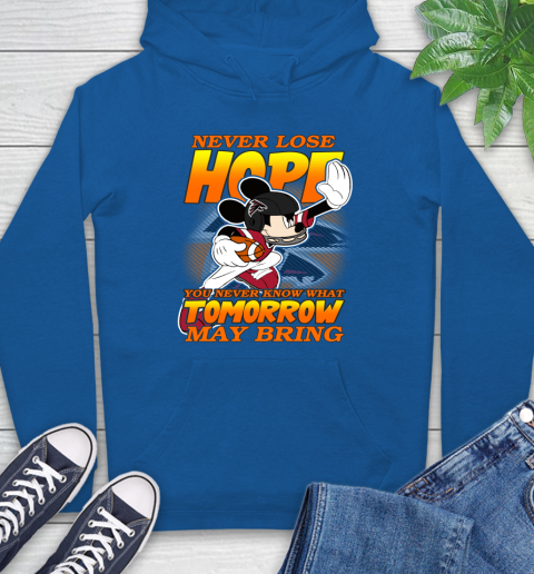 Atlanta Falcons NFL Football Mickey Disney Never Lose Hope (1) Hoodie 9