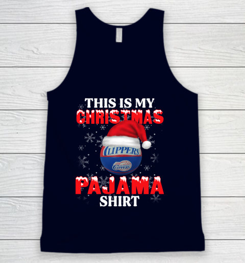 LA Clippers This Is My Christmas Pajama Shirt NBA Tank Top 2