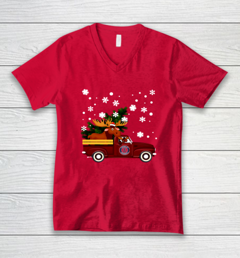 Los Angeles Angels Bring Christmas Home MLB V-Neck T-Shirt 6