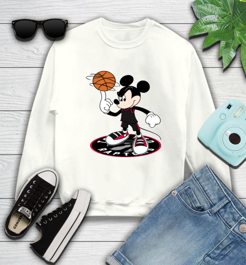 NBA Basketball Toronto Raptors Cheerful Mickey Disney Shirt not broken the mould Sweatshirt 2