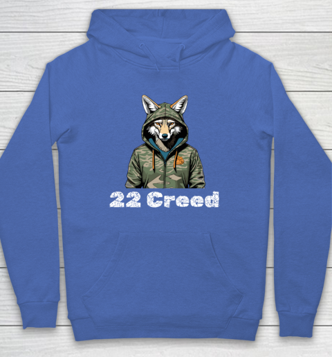 Coyote in Hood 22 Creed Graphic Hunting Hoodie 5