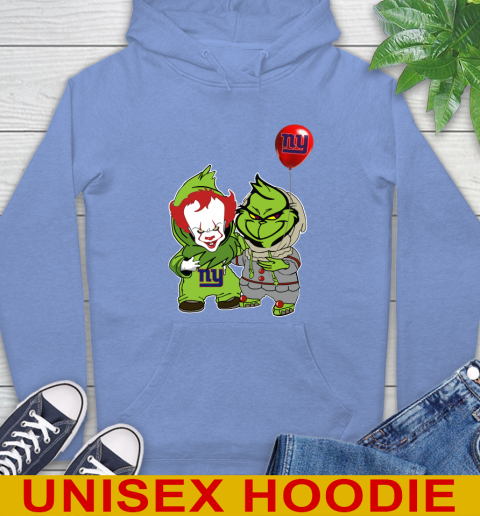 New York Giants Baby Pennywise Grinch Christmas NFL Football Hoodie 11