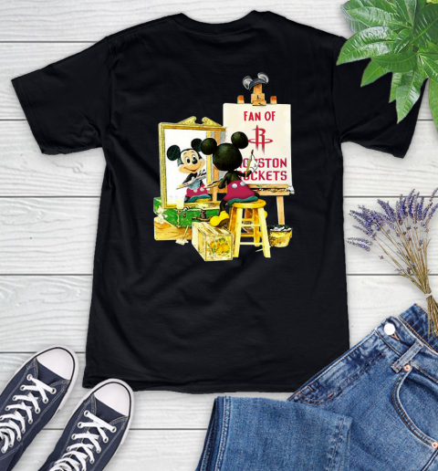 NBA Basketball Houston Rockets Mickey Drawing Shirt 72