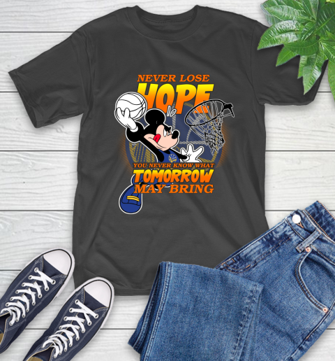 Golden State Warriors NBA Basketball Mickey Disney Never Lose Hope T-Shirt