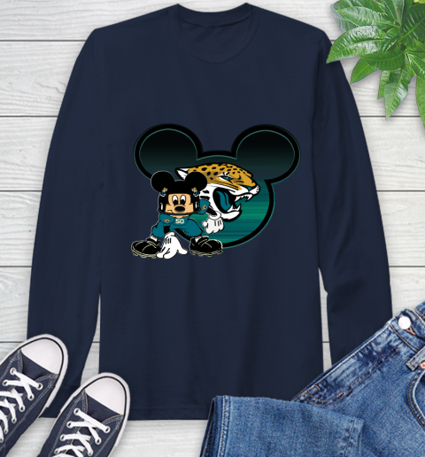 NFL Jacksonville Jaguars Mickey Mouse Disney Football T Shirt Long Sleeve T-Shirt 4