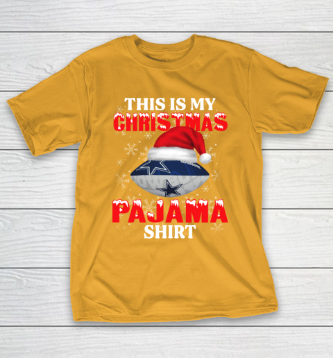 Dallas Cowboys This Is My Christmas Pajama Shirt NFL T-Shirt 2