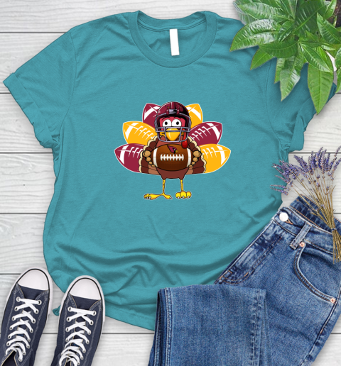 Arizona Cardinals Turkey Thanksgiving Day Women's T-Shirt 12