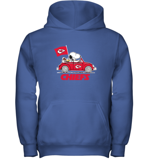 Kansas City Chiefs NFL Football Snoopy Woodstock The Peanuts Movie Youth  Sweatshirt