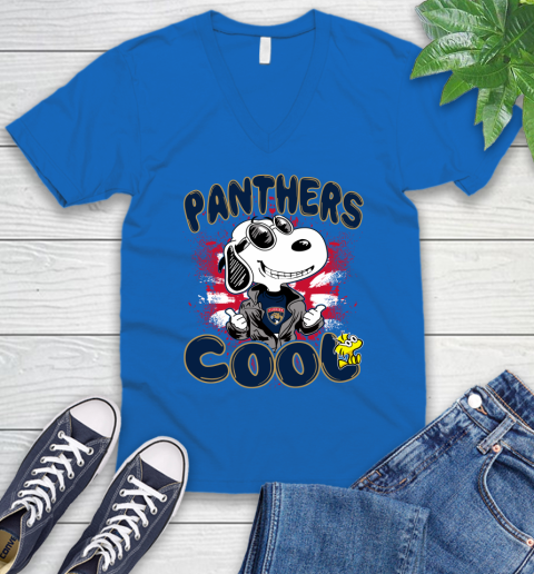 NHL Hockey Florida Panthers Cool Snoopy Shirt V-Neck T-Shirt 5