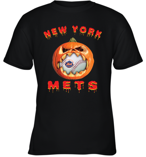 MLB New York Yankees Halloween Pumpkin Baseball Sports Youth Sweatshirt