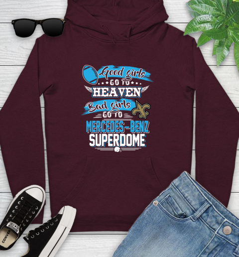 New Orleans Saints NFL Bad Girls Go To Mercedes Benz Superdome Shirt Youth Hoodie 7