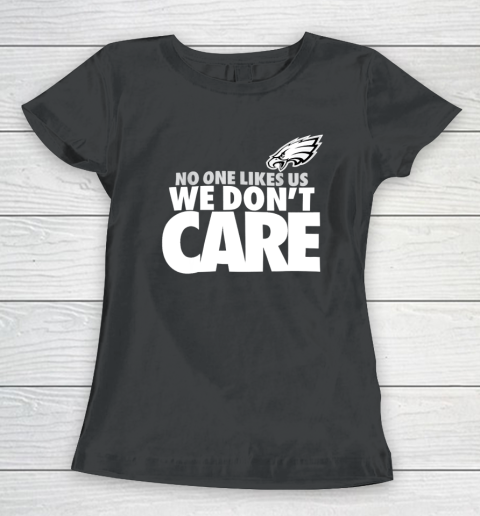 No One Likes Us We Don't Care Football Women's T-Shirt