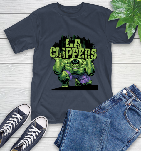 LA Clippers NBA Basketball Incredible Hulk Marvel Avengers Sports T-Shirt 4