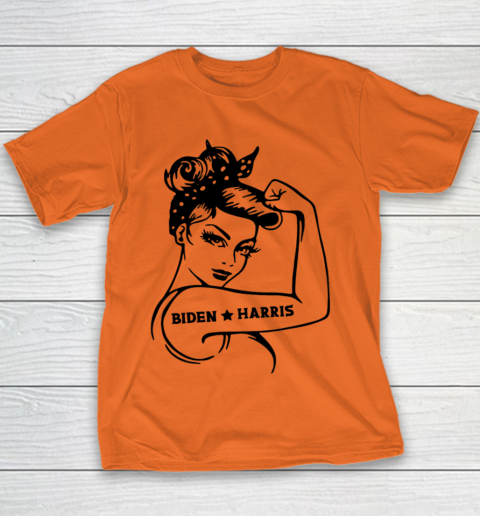 Biden Harris 2020  Joe Biden Kamala Harris Girl Empowerment Youth T-Shirt 3