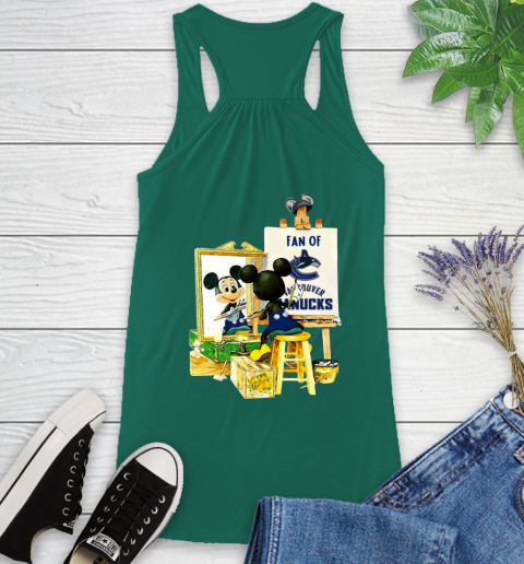 NHL Hockey Vancouver Canucks Mickey Drawing Shirt 40