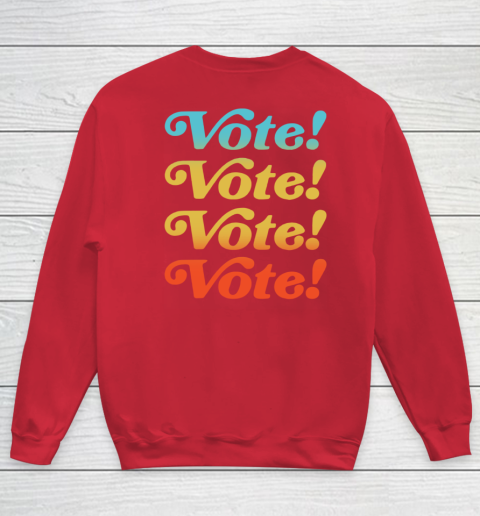 Dont Trip Vote Shirt - Harry Styles Vote (print in front and back) Youth Sweatshirt 8