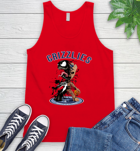 NBA Memphis Grizzlies Basketball Venom Groot Guardians Of The Galaxy Tank Top 7 NBA Memphis Grizzlies Basketball Venom Groot Guardians Of The Galaxy Tank Top - Image 7